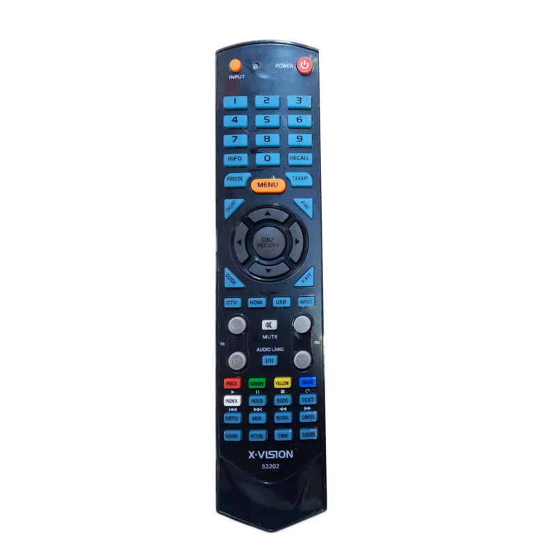 قیمت و خرید ریموت کنترل تلویزیون ایکس ویژن مدل 53202