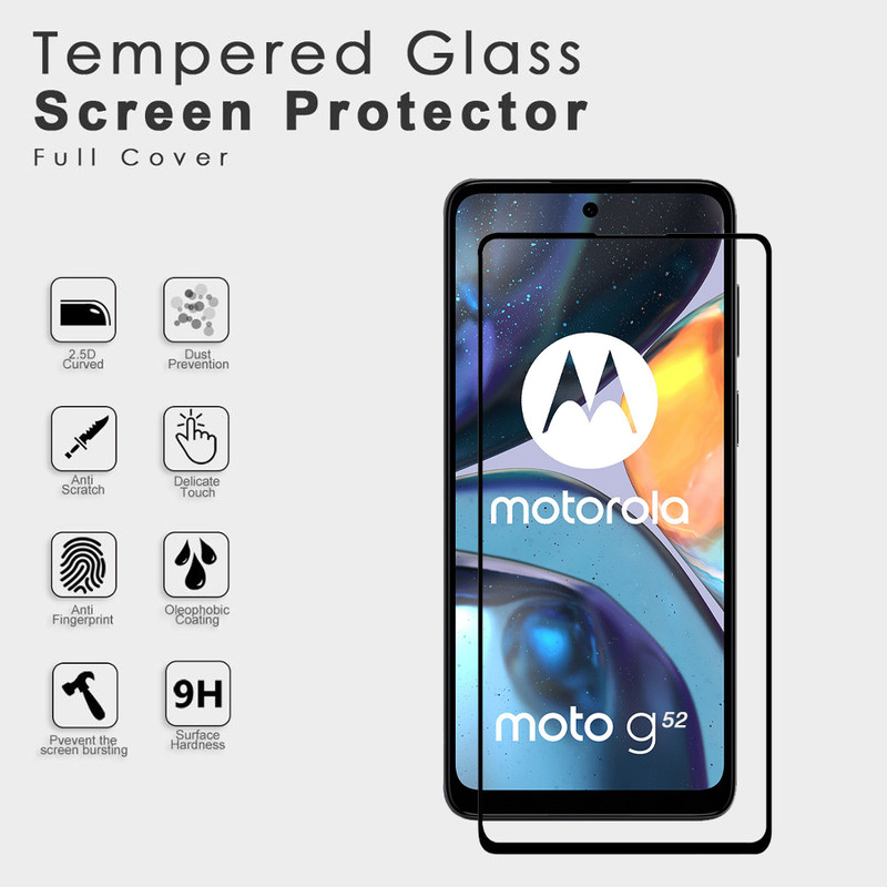قیمت و خرید محافظ صفحه نمایش وایکینگ مدل VIR21D2 مناسب برای گوشی موبایلموتورولا Moto G52 بسته دو عددی