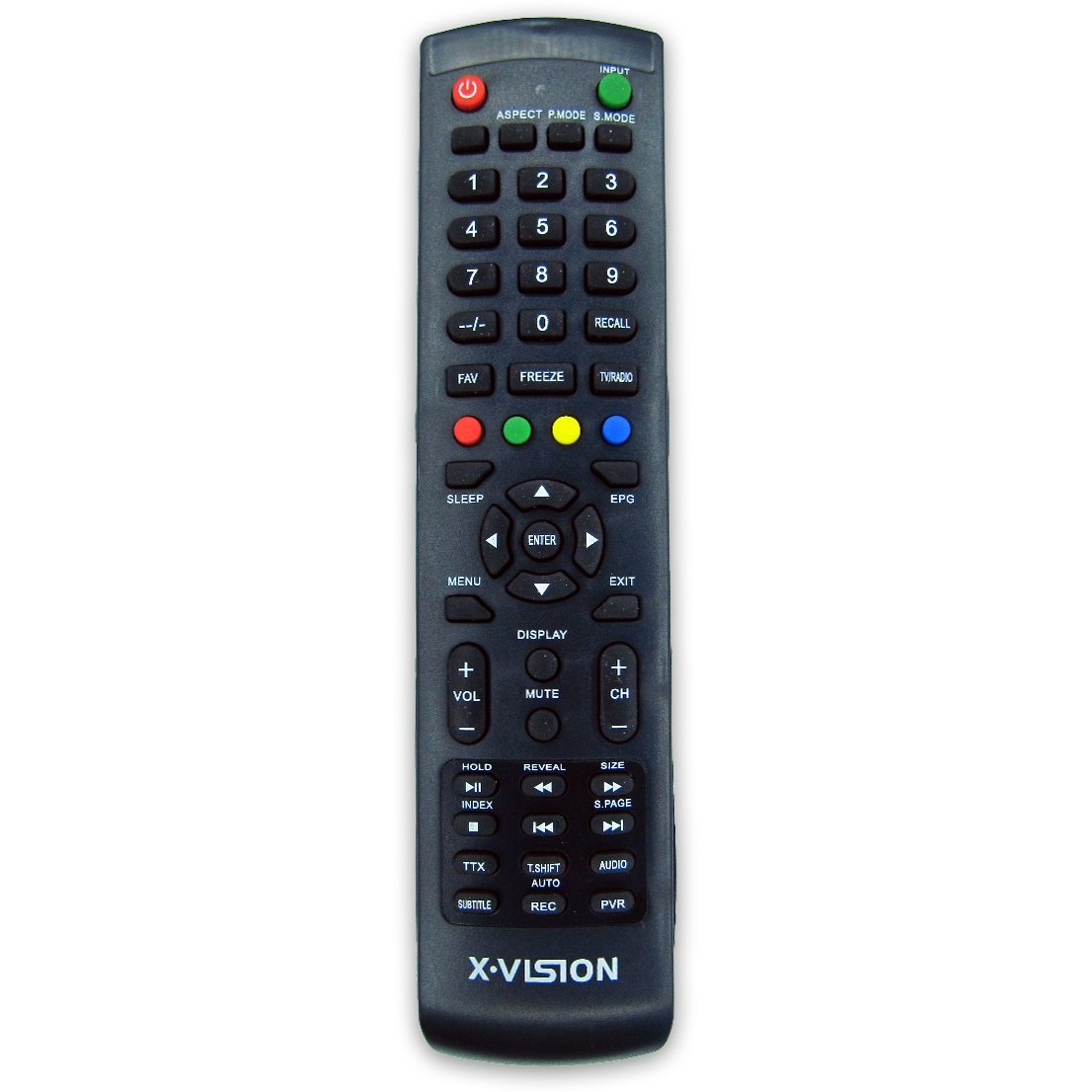 خرید و قیمت کنترل تلویزیون ال ای دی LED ایکس ویژن xvision مدل 32imb2X.VISIONTELETEXT TV REPLACES REMOTE CONTROL