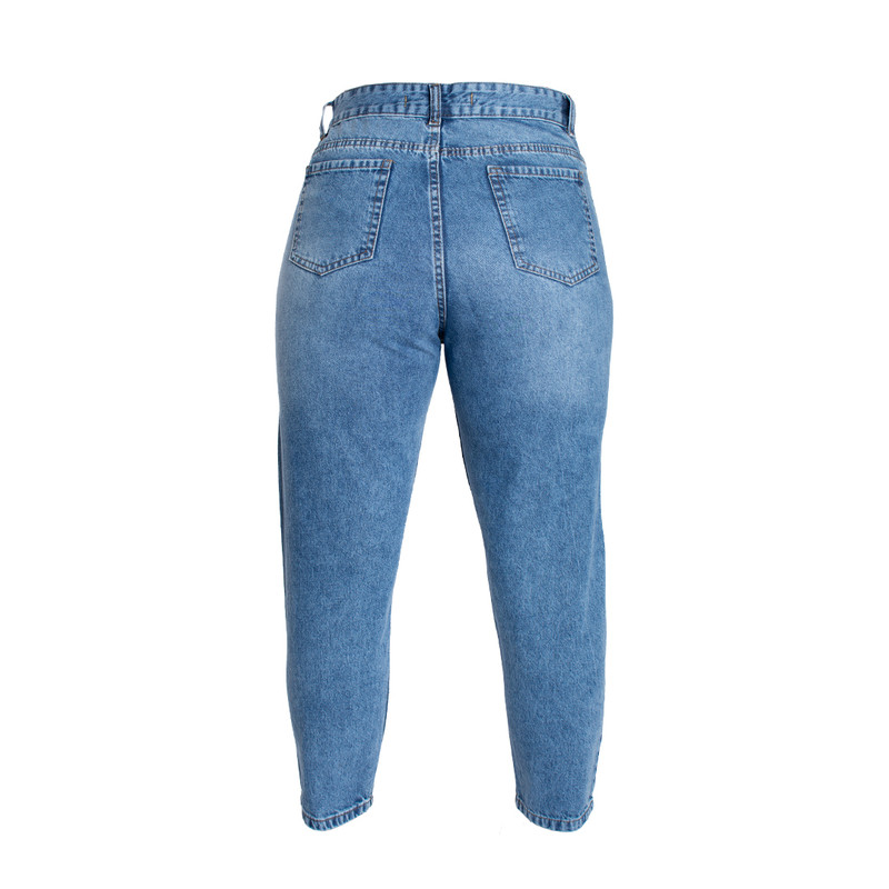 قیمت و خرید شلوار جین زنانه مدل مام استایل رنگ آبی
