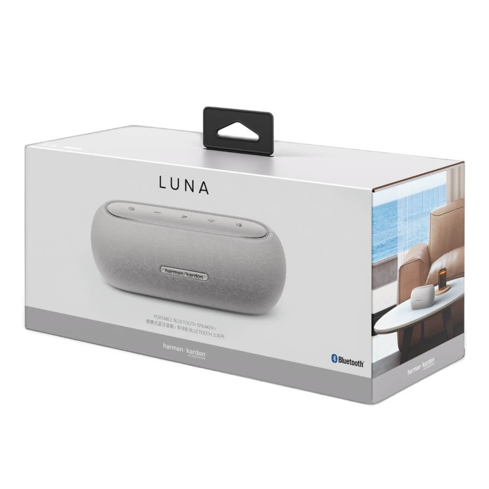 خرید اسپیکر بلوتوثی قابل حمل هارمن کاردن مدل Luna رنگ سفید با مناسب ترینقیمت از رُک‌ موبایل