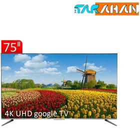 خرید و قیمت تلویزیون هوشمند تی سی ال مدل TCL 75P735 سایز 75 اینچ ا TCL75P735 GOOGLE TV | ترب