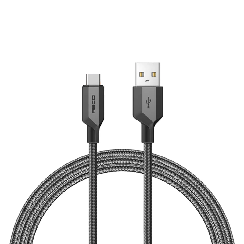 کابل تبدیل USB به USB-C رسی مدل RTC-N22C طول 1 متر (recci n22c type ccharging cable) - موباکو