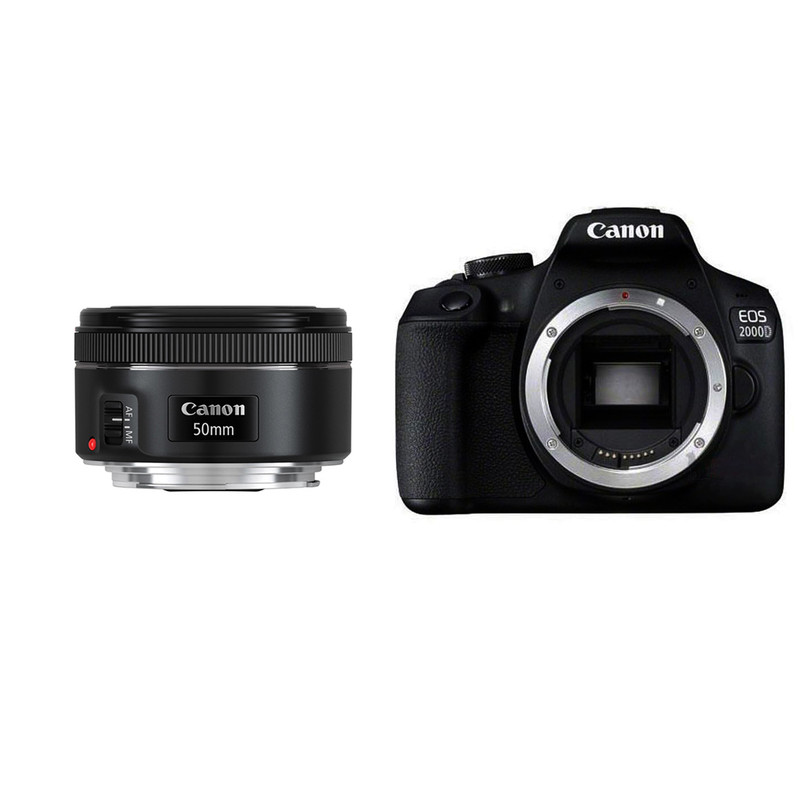 قیمت و خرید دوربین دیجیتال کانن مدل EOS 2000D به همراه لنز 50 میلی متر STM1.8