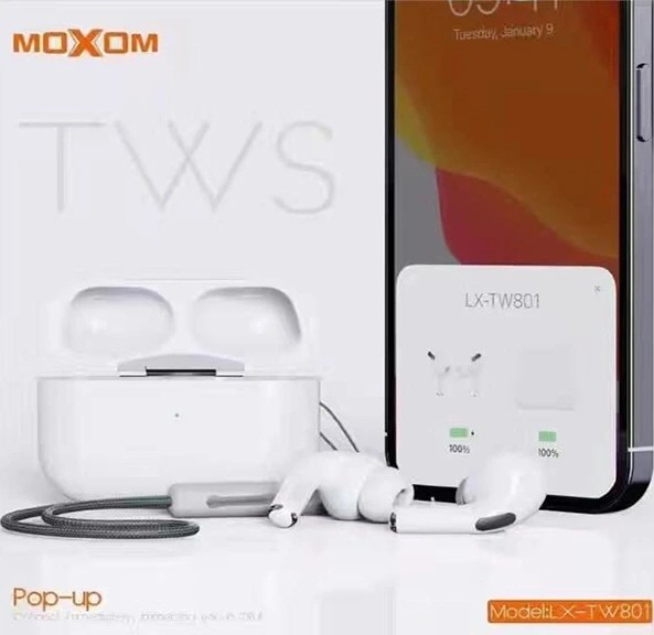 خرید و قیمت ایرپاد موکسوم Moxom Airpod Wireless LX-TW801 | ترب