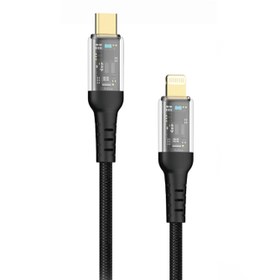 خرید و قیمت کابل تبدیل اورجینال USB-C به لایتنینگ پرووان مدل PCC114 20W طول1 متر | ترب