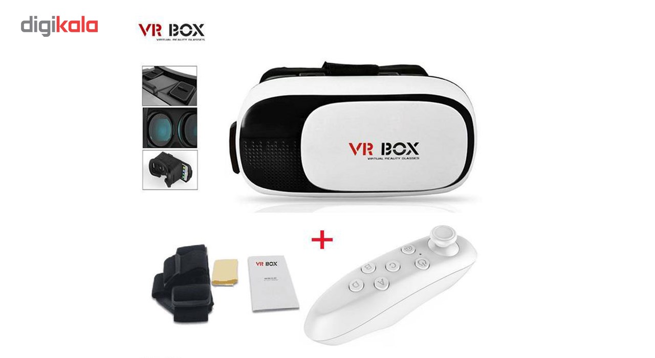 ✓ قیمت و مشخصات هدست واقعیت مجازی ایکس پی پروداکت مدل VR BOX به همراه ریموتکنترل - زیراکو ✓