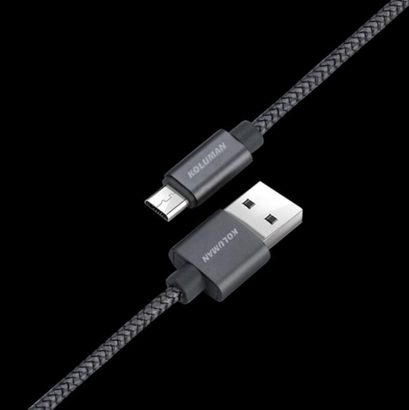 خرید و قیمت کابل تبدیل USB به USB - C کلومن مدل KD - 19 مجموعه 4 عددی مشکیاز غرفه شبکه پذیر