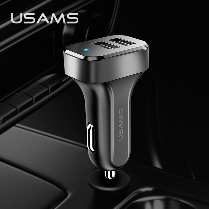 قیمت و خرید شارژر فندکی یوسمز مدل C13 به همراه کابل تبدیل USB-C