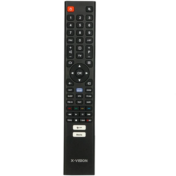 خرید و قیمت کنترل تلویزیون ایکس ویژن X.Vision دکمه سفید ا X.Vision TVRemote Control | ترب