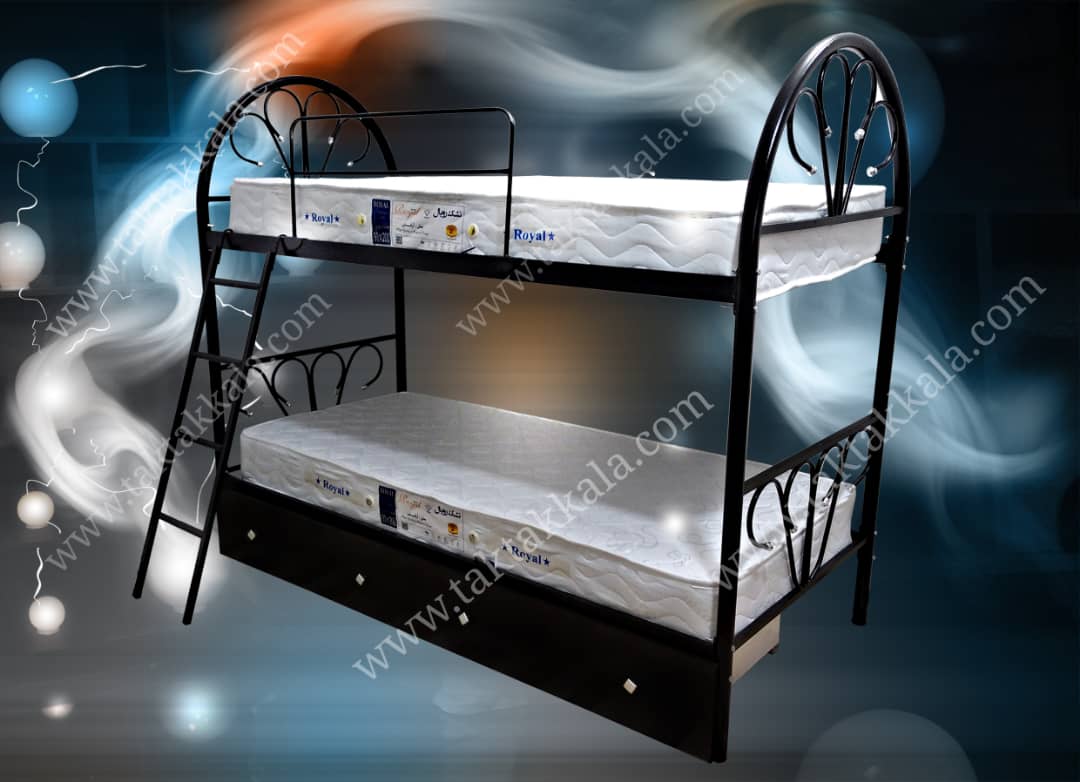 تخت خواب دو طبقه مدل طاووس | سایت فروشگاهی تک تک کالا