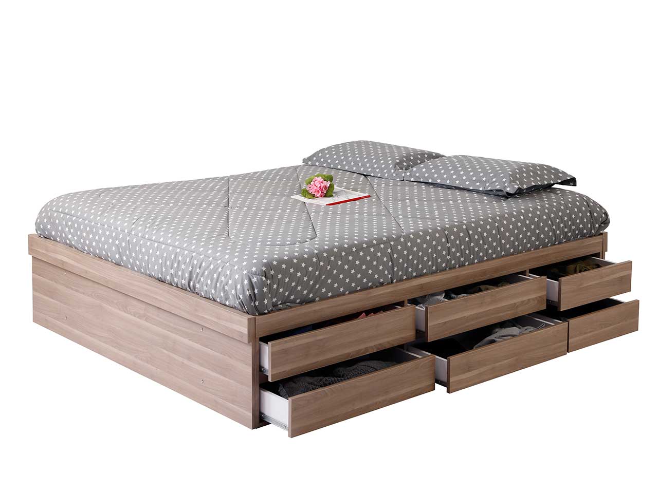 تخت خواب دو نفره بلج مدل CH12 سایز ۱۶۰ در ۲۰۰ سانتیمتر - تا 20 درصد تخفیف درخوابکو