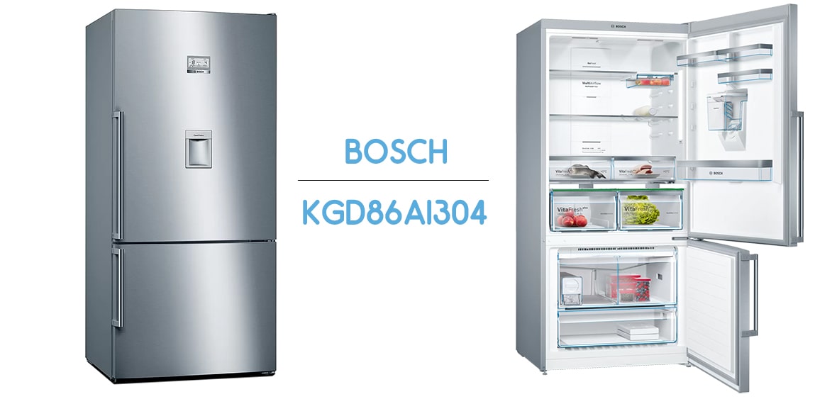قیمت و خرید یخچال فریزر بوش 30 فوت مدل KGD86AI304