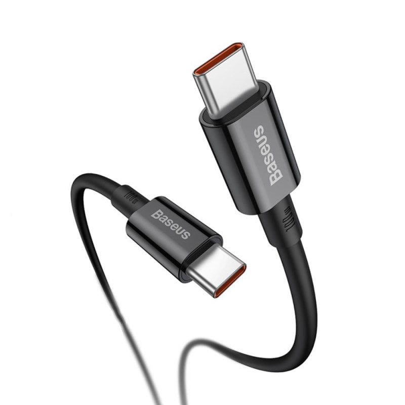 قیمت و خرید کابل تبدیل USB-C به USB-C باسئوس مدل CATYS-100W طول 1 متر