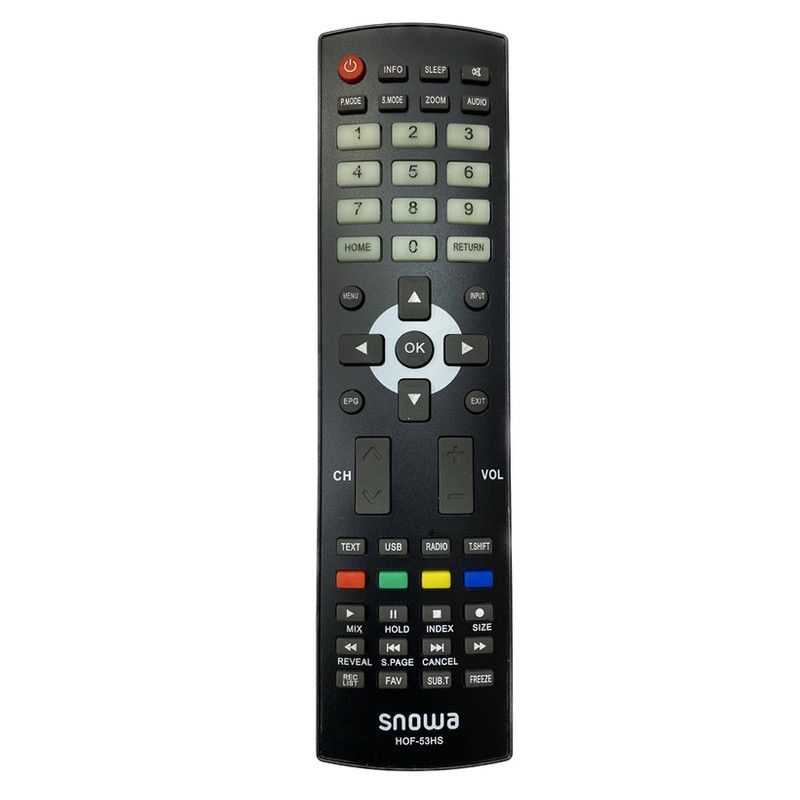 قیمت و خرید ریموت کنترل تلویزیون اسنوا مدل 53HS