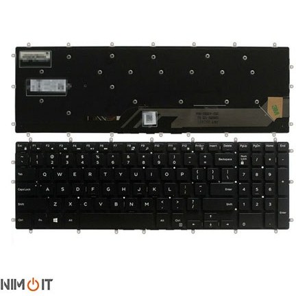 خرید و قیمت کیبورد لپ تاپ Dell Inspiron 17 7773 7779 7778 17-7779 backlitLaptop US Keyboard