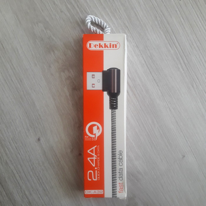 قیمت و خرید کابل تبدیل USB به لایتنینگ دکین مدل DK A32 طول 1 متر