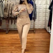 خرید و قیمت لباس بلند مدل ژینا کد 52970(لباس مجلسی پیراهن بلوز مانتو شومیزسارافون تونیک | ترب
