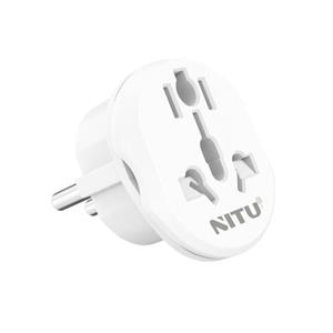 قیمت و خرید تبدیل 3 به 2 برق نیتو مدل NT-A2 Nitu A2 Adaptor Converter