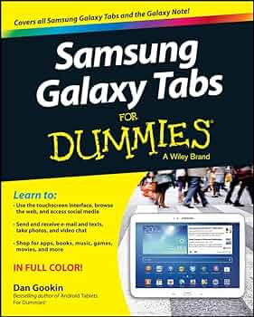 Samsung Galaxy Tabs For Dummies ...