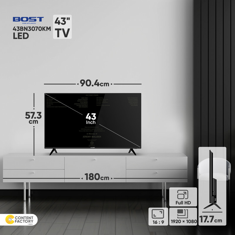 قیمت و خرید تلویزیون ال ای دی بست مدل 43BN3070KM سایز 43 اینچ