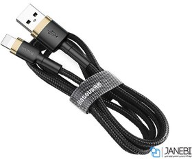 خرید و قیمت کابل تبدیل USB-C به لایتنینگ باسئوس مدل CATLKLF-G1 Cafule طول 1متر ا BASEUS CATLKLF-G1 USB-C To Lightning Cable 100cm | ترب