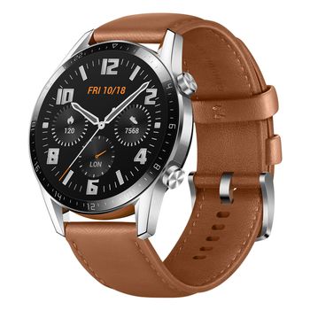 مشخصات، قیمت و خرید ساعت هوشمند بند چرم هوآوی مدل WATCH GT 2 LTN-B19 باصفحه نمایش OLED ،46mm | تیمچه