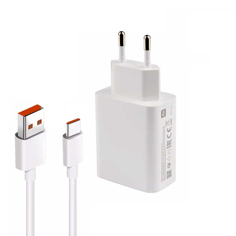 قیمت و خرید شارژر دیواری مدلpoco F3 به همراه کابل تبدیل USB-C