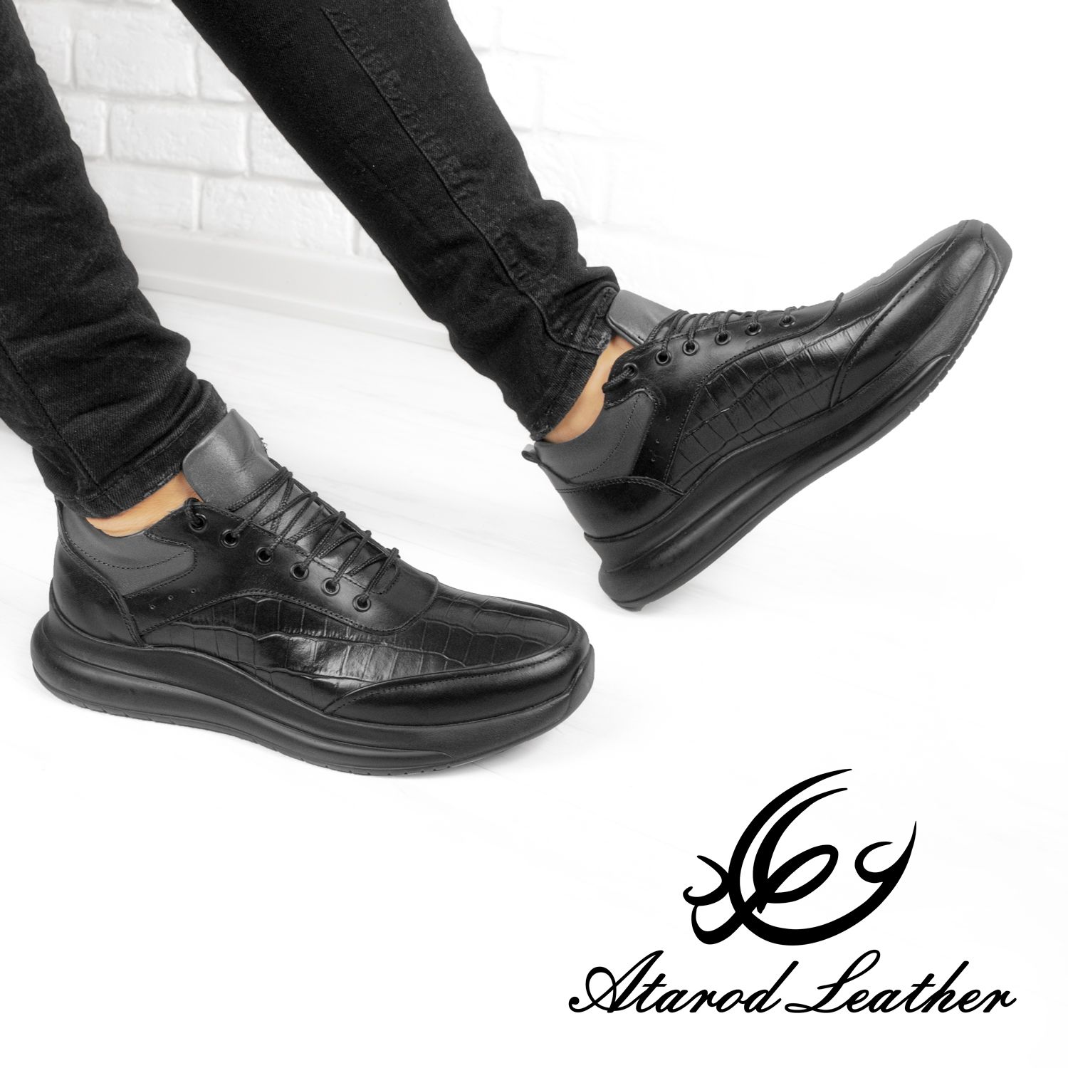 قیمت و خرید کفش روزمره مردانه چرم عطارد مدل چرم طبیعی کد SH39
