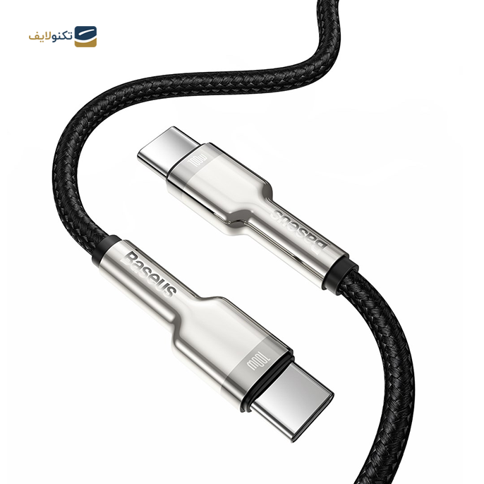 قیمت کابل تبدیل USB-C به USB-C باسئوس مدل CATJK-C01 طول 1 متر مشخصات