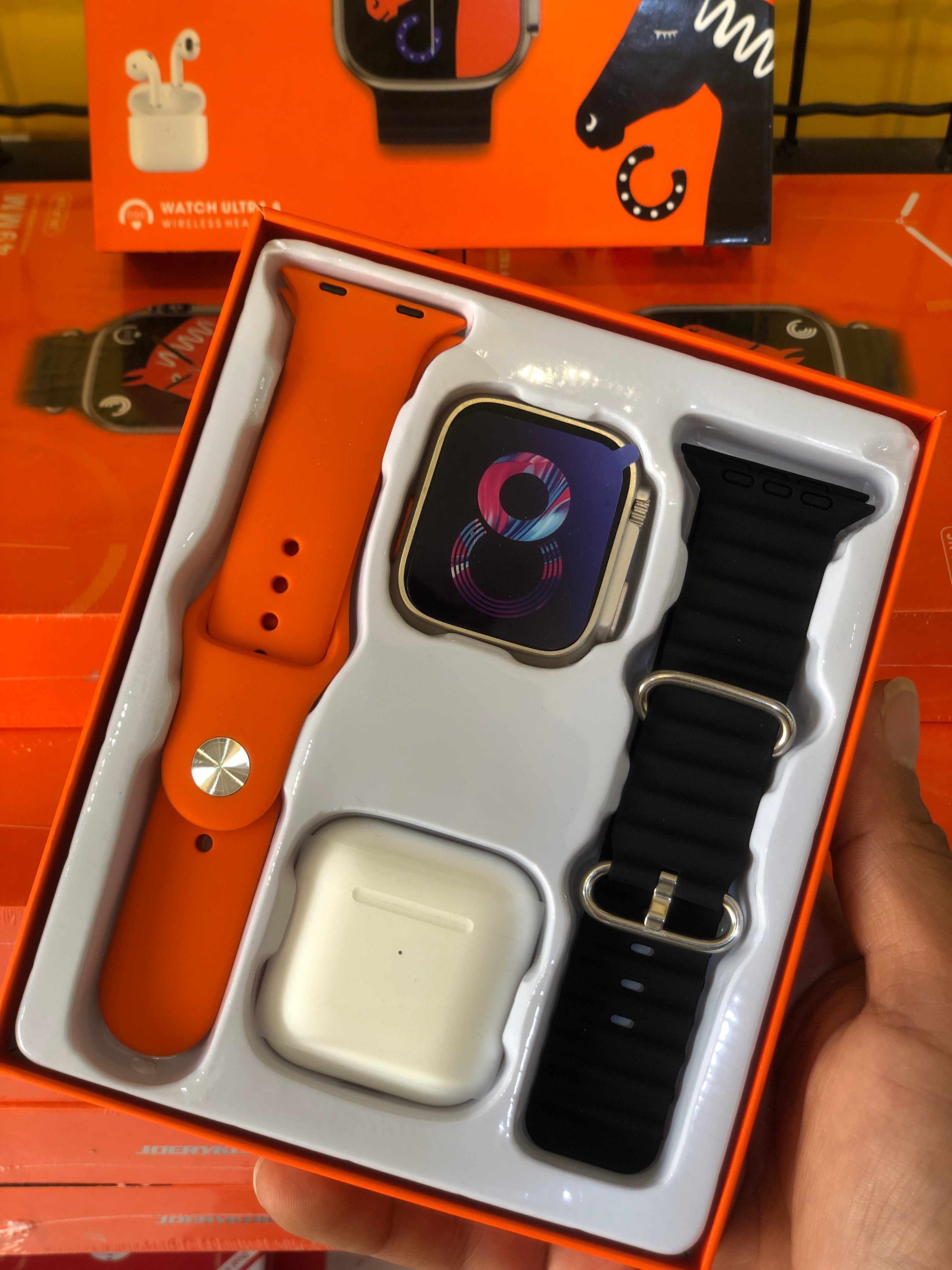 خرید و قیمت پک هدیه ساعت هوشمند و ایرپاد JR-Pro4 ا smart watch and airpodJR-Pro4 packge | ترب
