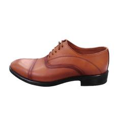 کفش مردانه سرزمین چرم مدل 841 رنگ عسلی