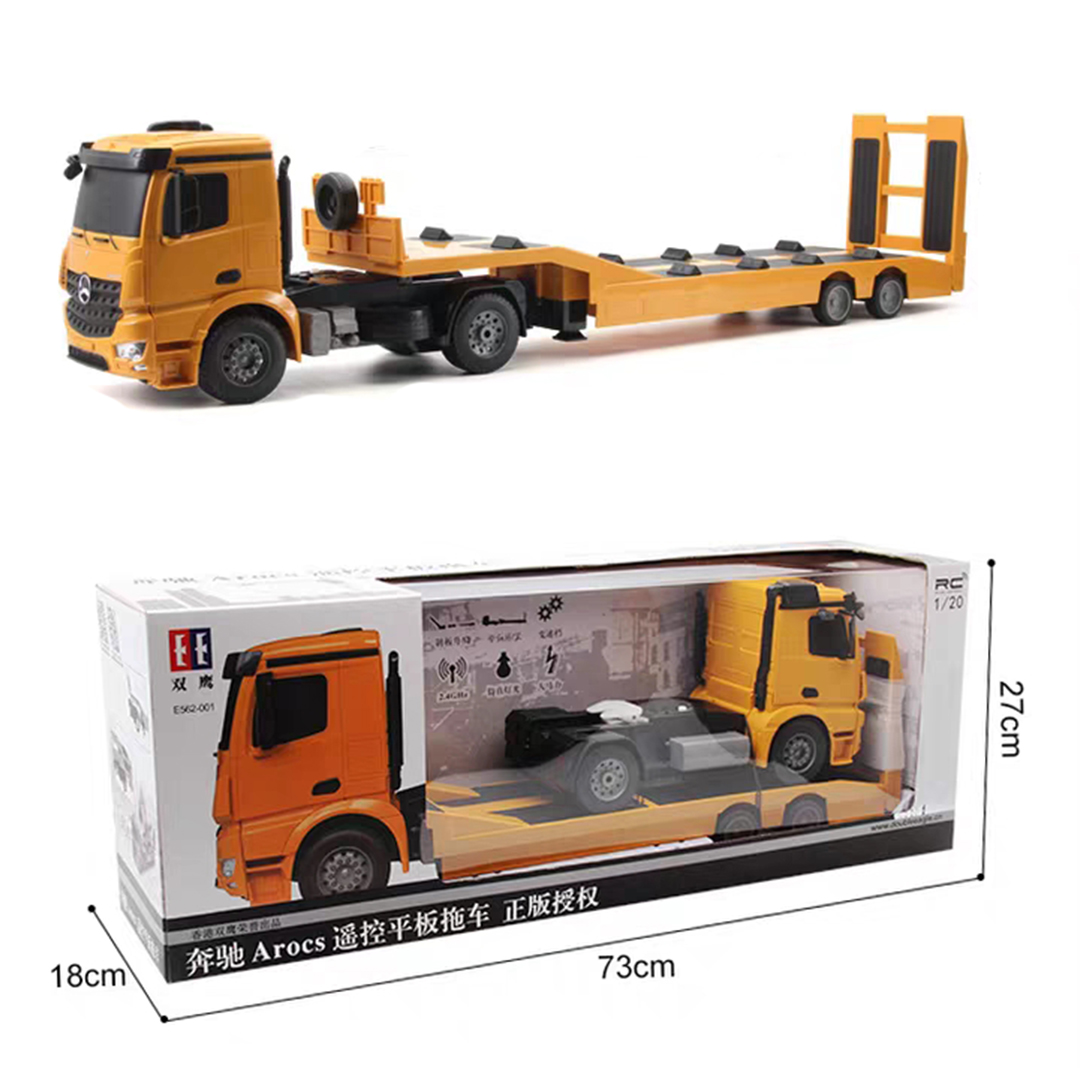 ✓ قیمت و مشخصات ماشین بازی کنترلی دبل ای مدل 003 RC Trailer Truck - زیراکو ✓