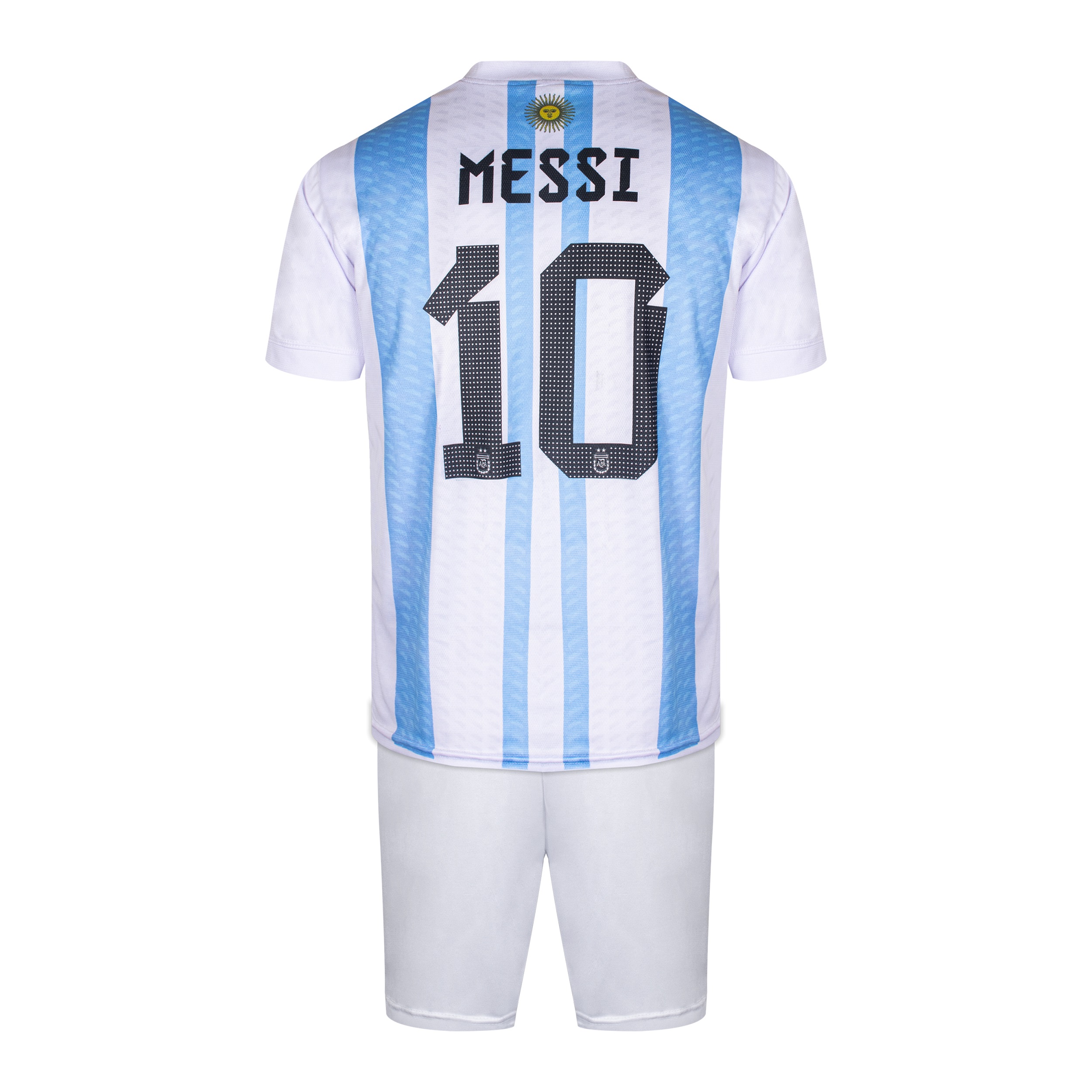 ✓ خرید آنلاین و قیمت ست پیراهن و شورت ورزشی پسرانه طرح آرژانتین مدل مسی2023 [1403] | وکسی