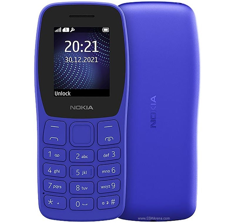 خرید و قیمت گوشی نوکیا (بدون گارانتی) 2022 105 | حافظه 4 مگابایت ا Nokia 1052022 (Without Garanty) 4 MB | ترب