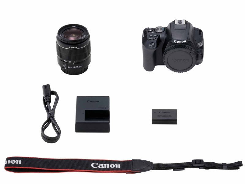 دوربین دیجیتال کانن EOS 250D با لنز 55-18 میلی متر IS STM – خرید دوربینعکاسی، لنز و لوازم جانبی دوربین