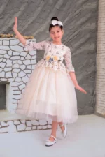 سارافون تور مجلسی بچه گانه | لباس عروس دخترانه 8 تا 12 سال - فروشگاه لباسخوب