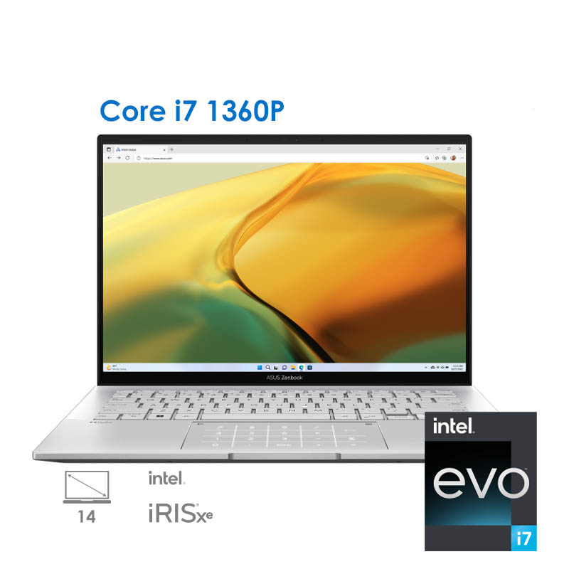 قیمت، مشخصات و بررسی لپ تاپ ایسوس زنبوک 2023 مدل ASUS Zenbook X14 UX3402Vi7 1360P OLED 2.8K 90Hz