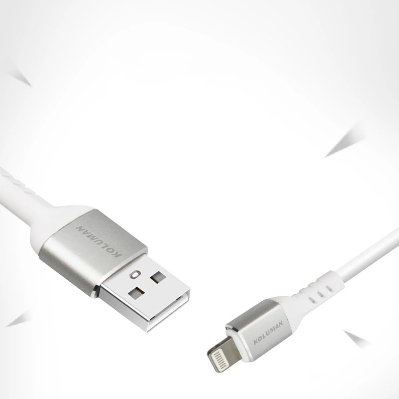قیمت و خرید کابل تبدیل USB به لایتنینگ کلومن مدل KD-25 طول 1 متر