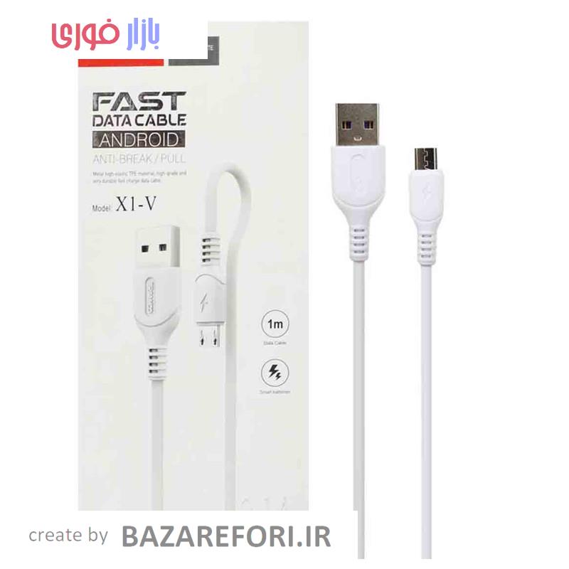 مشخصات قیمت خرید کابل تبدیل USB به microUSB ترانیو مدل X1-V طول 1 تهراناصفهان اصفهان بازار فوری