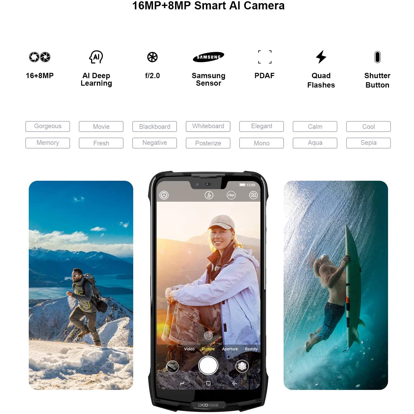 ✓ قیمت و مشخصات گوشی موبایل دوجی مدل S90C دو سیم کارت ظرفیت 128 گیگابایت و رم4 گیگابایت - زیراکو ✓