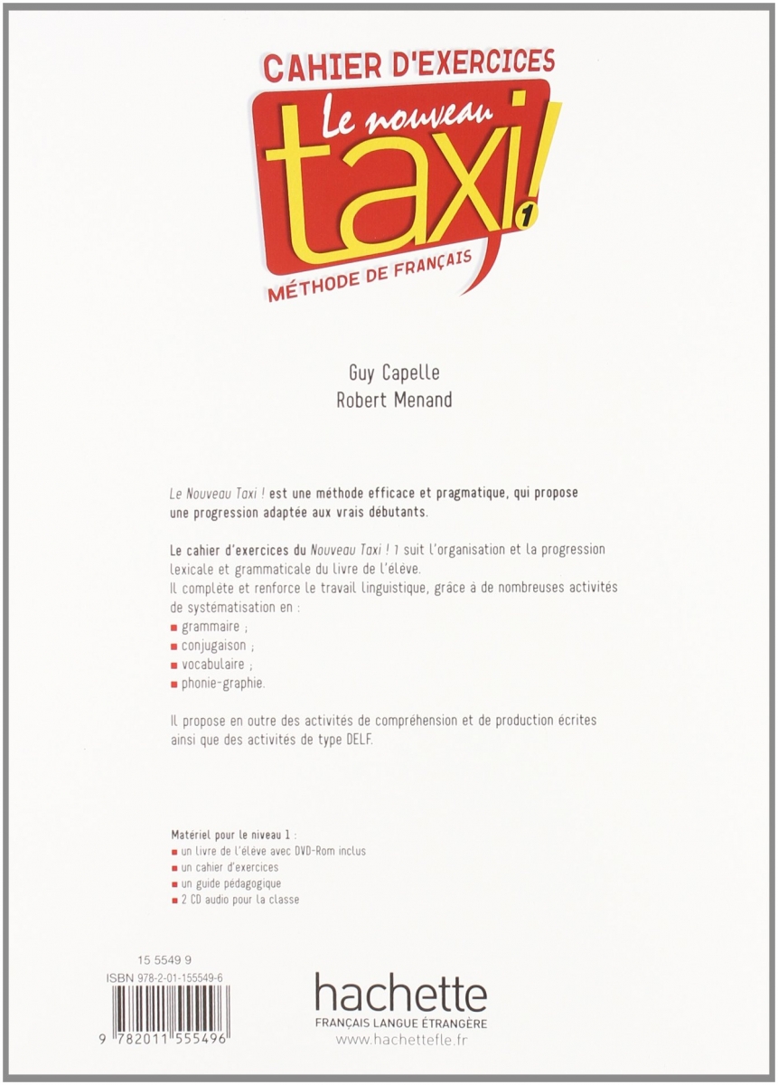 Le Nouveau Taxi ! 1 + Cahier + DVD-ROM