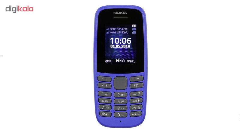 قیمت و خرید گوشی موبایل نوکیا مدل 105 - 2019 TA-1174 DS AR دو سیم کارتظرفیت 4 مگابایت و رم 4 مگابایت