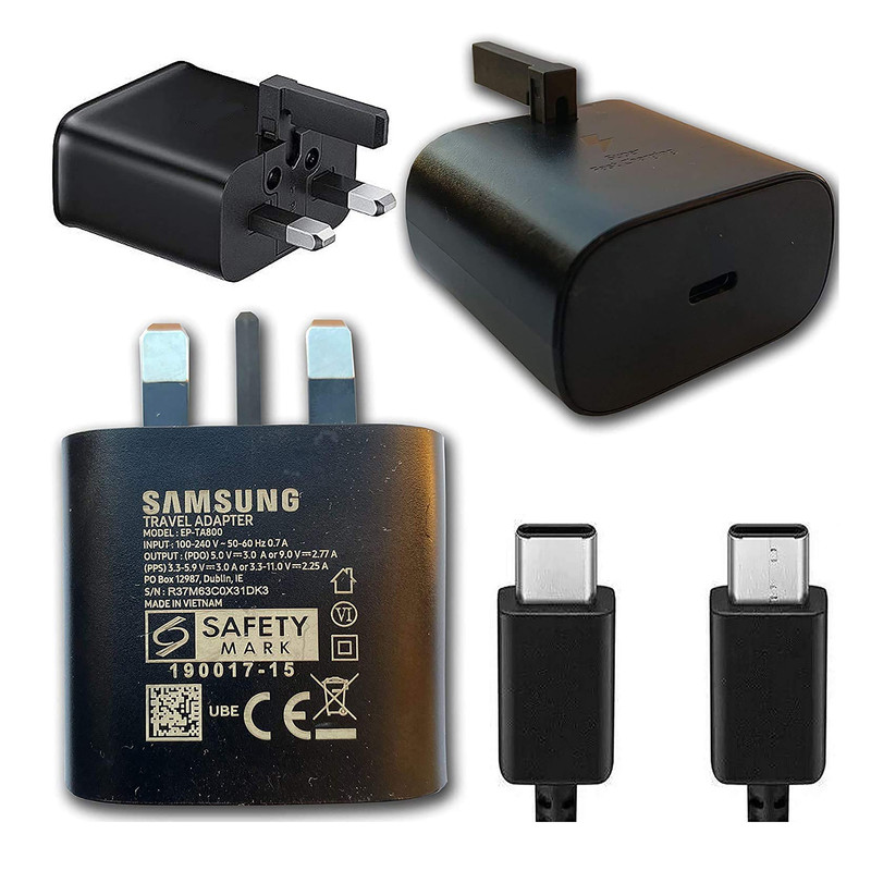 قیمت و خرید شارژر دیواری سامسونگ مدل EP-TA800 به همراه کابل تبدیل USB-C