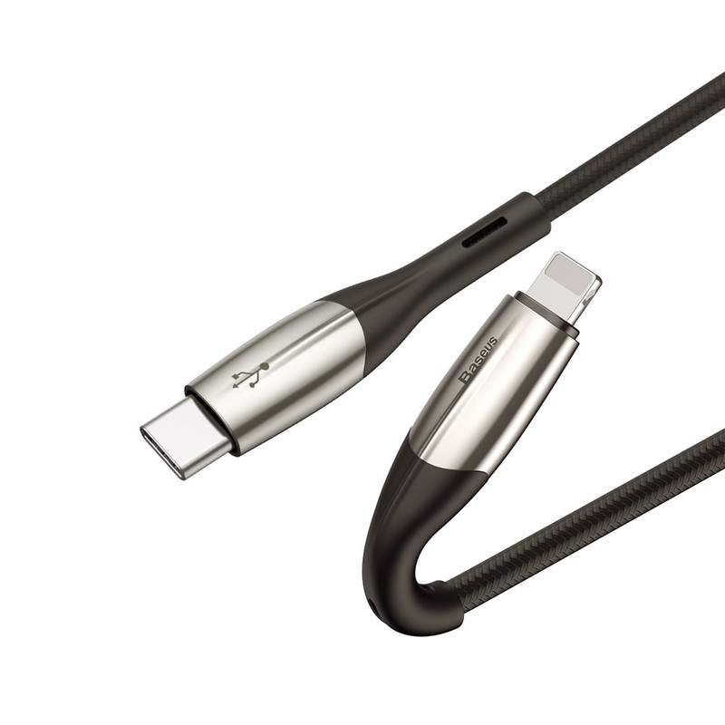 قیمت و خرید کابل تبدیل USB-C به لایتنینگ باسئوس مدل CATLSP طول 1 متر
