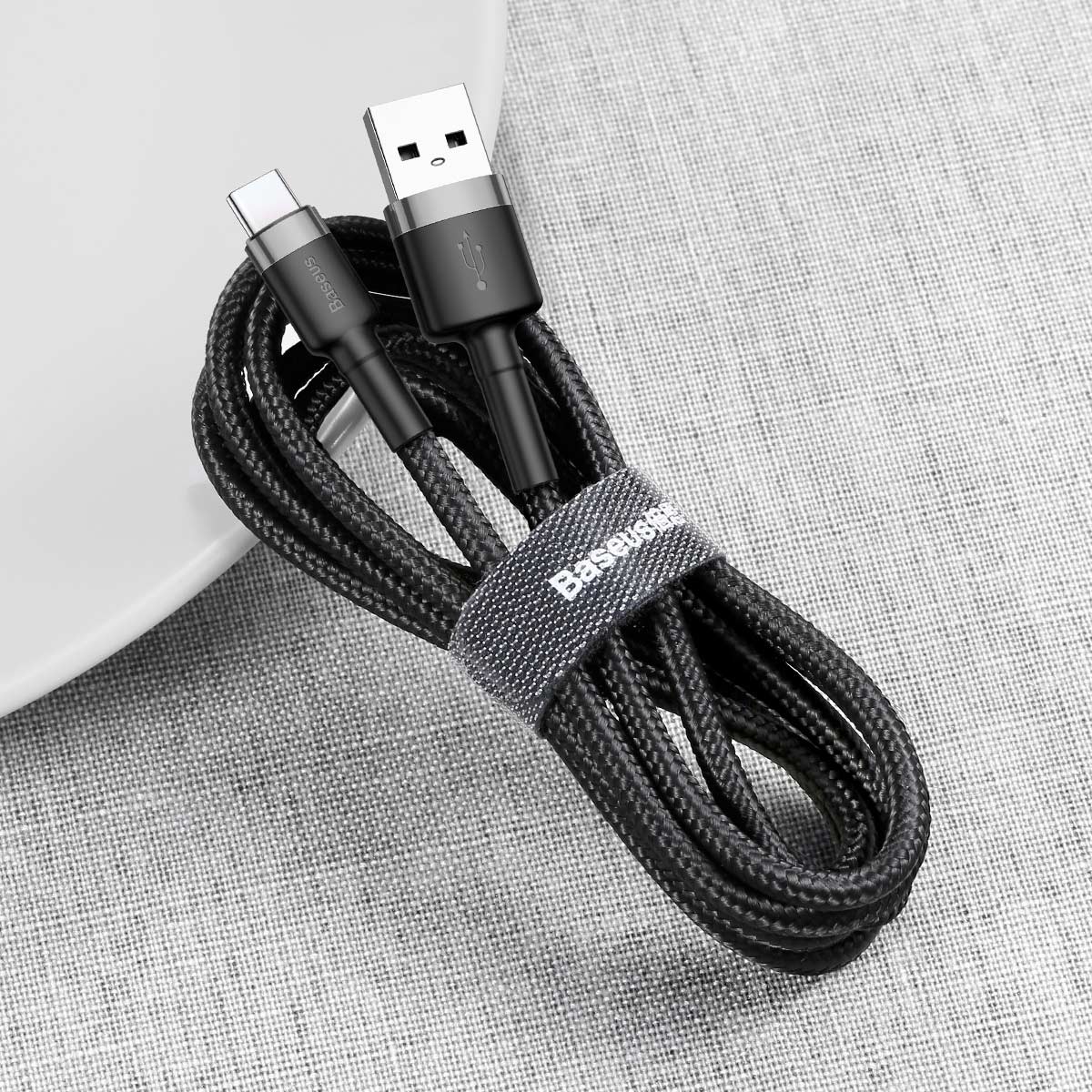 خرید آنلاین و قیمت کابل تبدیل USB به USB-C باسئوس مدل CATKLF-BG1 Cafule طول1 متر [ ۱۴۰۲ ] | وکسی