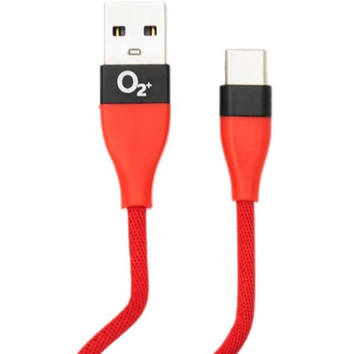خرید و قیمت کابل تبدیل USB به Type-c برند+O2 مدل CAL-301 طول 1m ا O2+ USBto Type-c conversion cable 1m | ترب