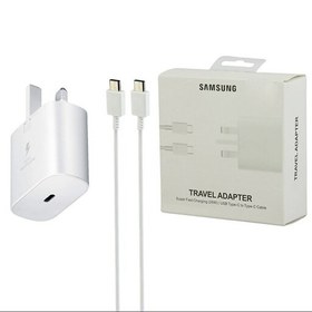 خرید و قیمت شارژر دیواری سامسونگ مدل EP-TA800 به همراه کابل تبدیل USB-C |ترب