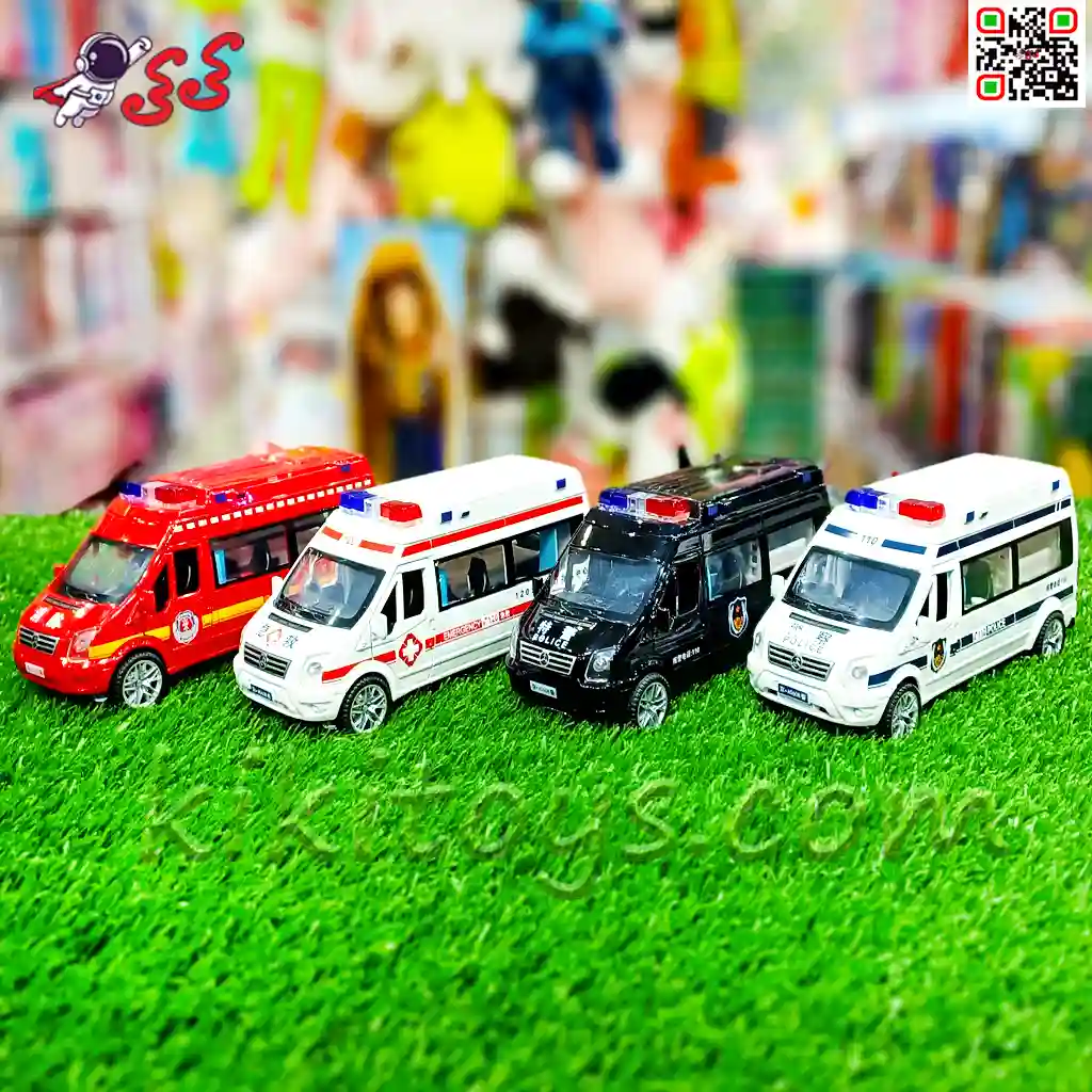 ماشین فلزی آمبولانس و پلیس اسباب بازی سری مشاغل کی کیتویز+قیمت+عکس+سایت+خرید