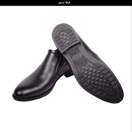خرید و قیمت کفش مردانه امگا مدل هشترک کد 1088 رنگ مشکی سایز (40-44) | ترب